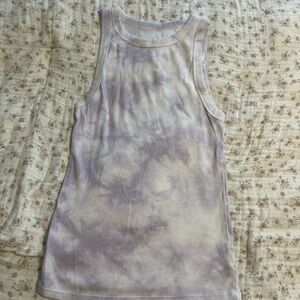 Purple Tie-Dye Tank Top